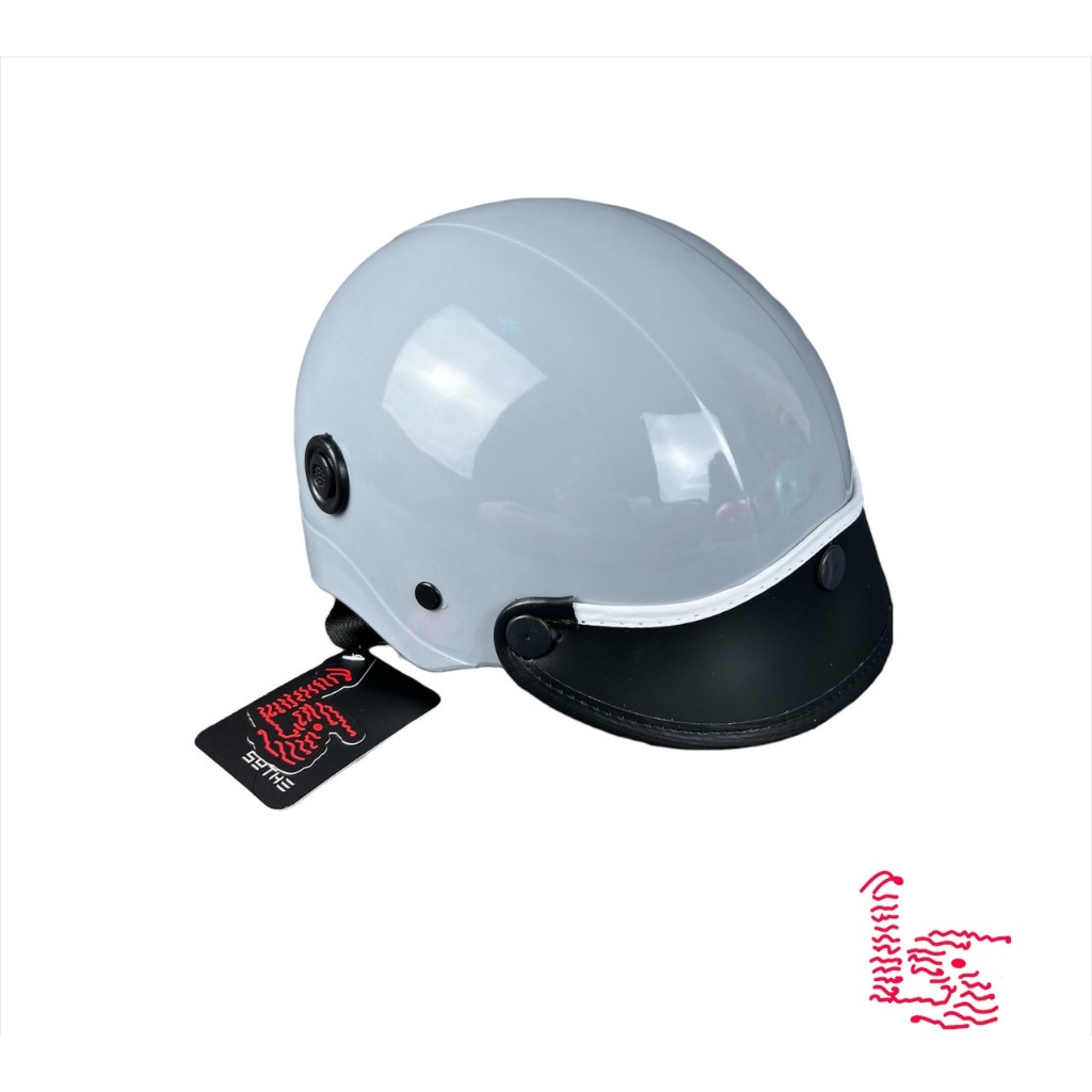 Mũ bảo hiểm nửa đầu có lỗ thông gió dành cho nam và nữ