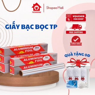 Cuộn giấy bạc bọc thức ăn, nước thức ăn, Giấy bạc lót nồi chiên không dầu cuộn 5M dày dặn - GB01