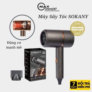 Máy sấy tóc, tạo kiểu tóc sokany sk-2202 máy uốn sấy tạo kiểu ion âm 2 chiều chống khô tóc, chất liệu hợp kim và nhựa ch