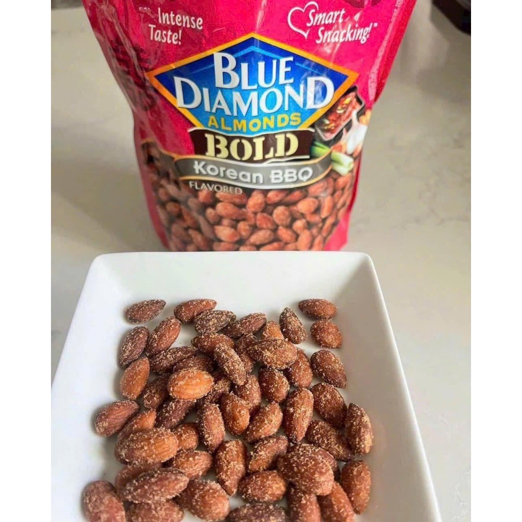 Hạnh nhân tẩm gia vị date 2025 Blue Diamond Almond Bold Korean BBQ - EDS Mart