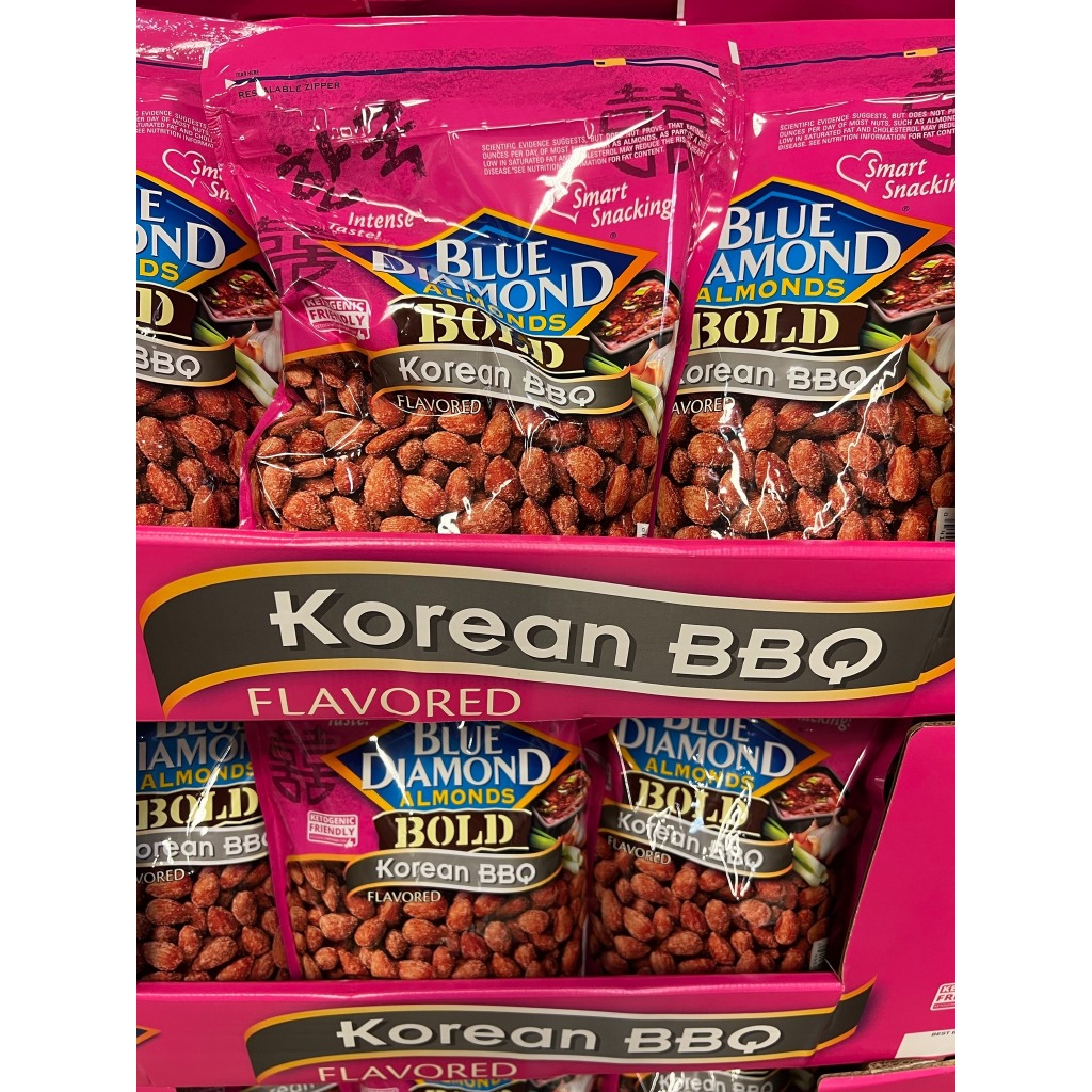 Hạnh nhân tẩm gia vị date 2025 Blue Diamond Almond Bold Korean BBQ - EDS Mart