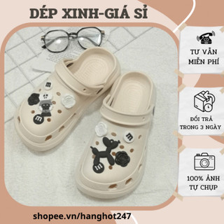 Sục Nữ gắn Stiker Đáng Yêu Đế cao 3cm Siêu Êm Chân