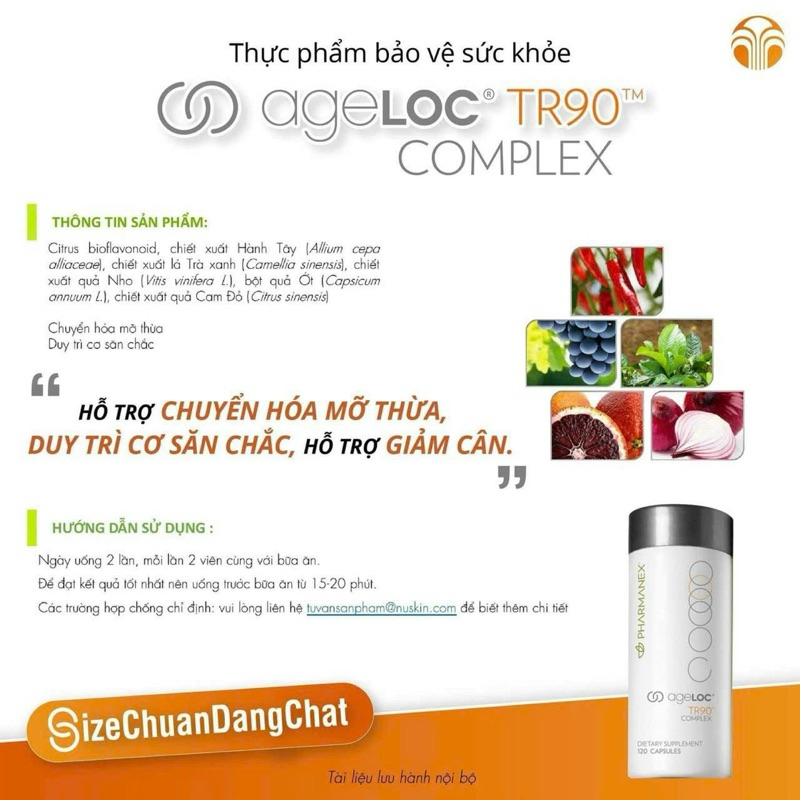 Bộ đôi tăng cơ-giảm mỡ Control Complex TR90 TRME Nuskin