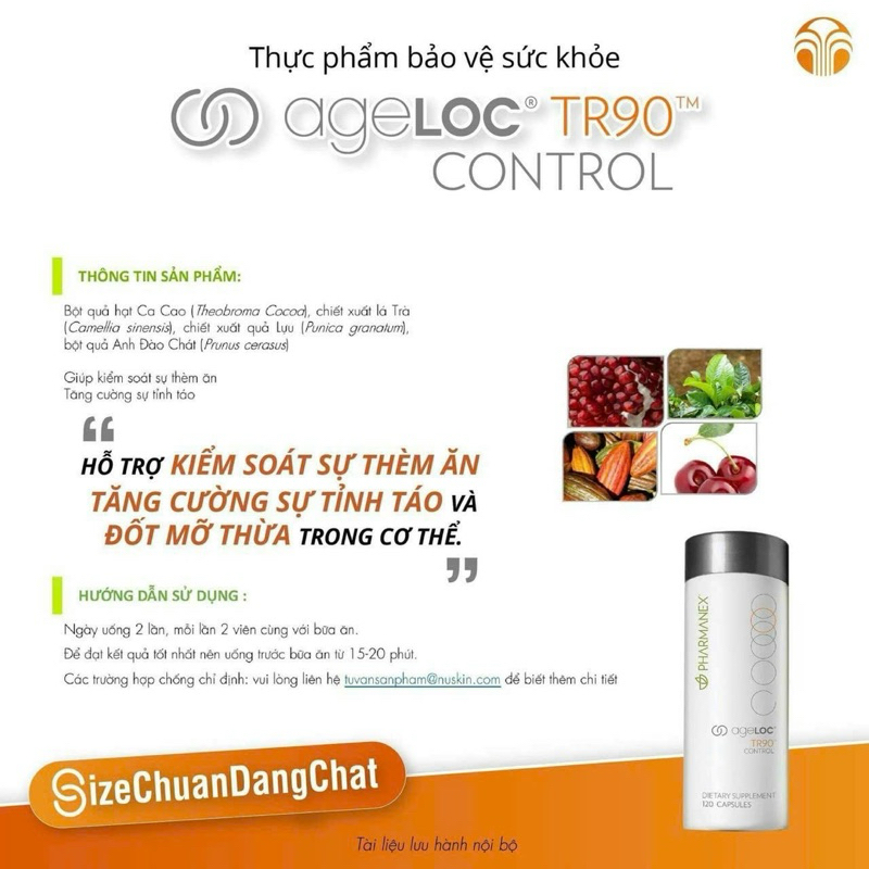 Bộ đôi tăng cơ-giảm mỡ Control Complex TR90 TRME Nuskin