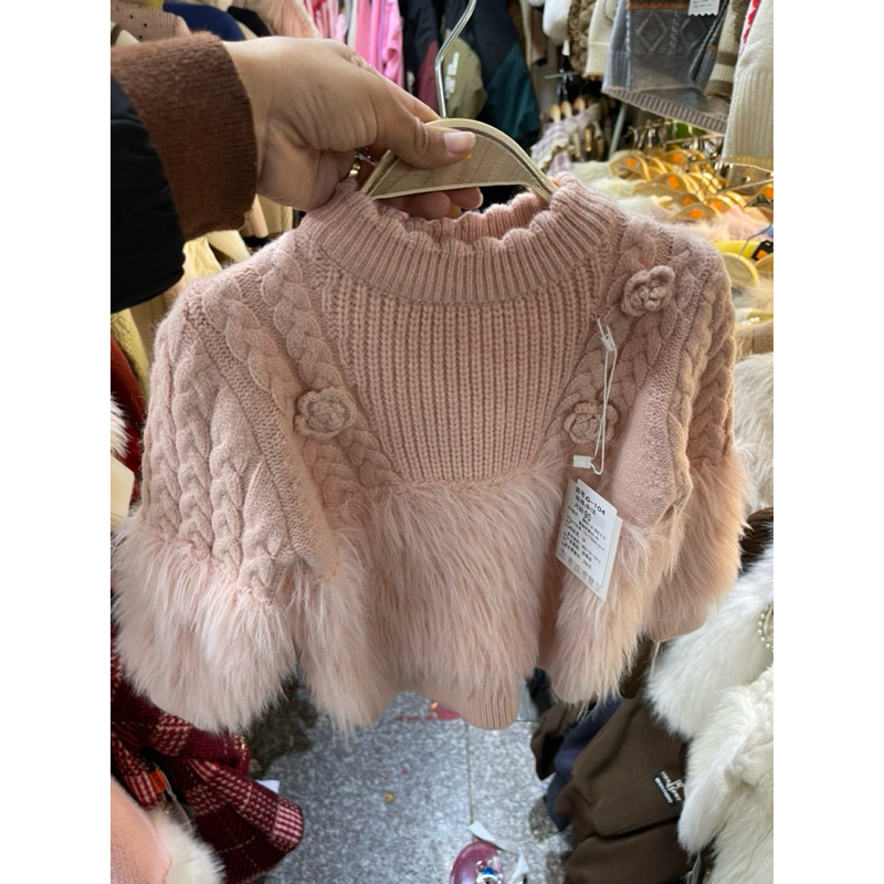 Áo Len Lông hàng quảng châu cho bé gái size 90-130