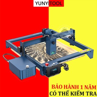 Yunyitool máy khắc laser atomstack a20 pro 130w với bộ hỗ trợ không khí f30 pro,có thể cắt tấm gỗ paulownia