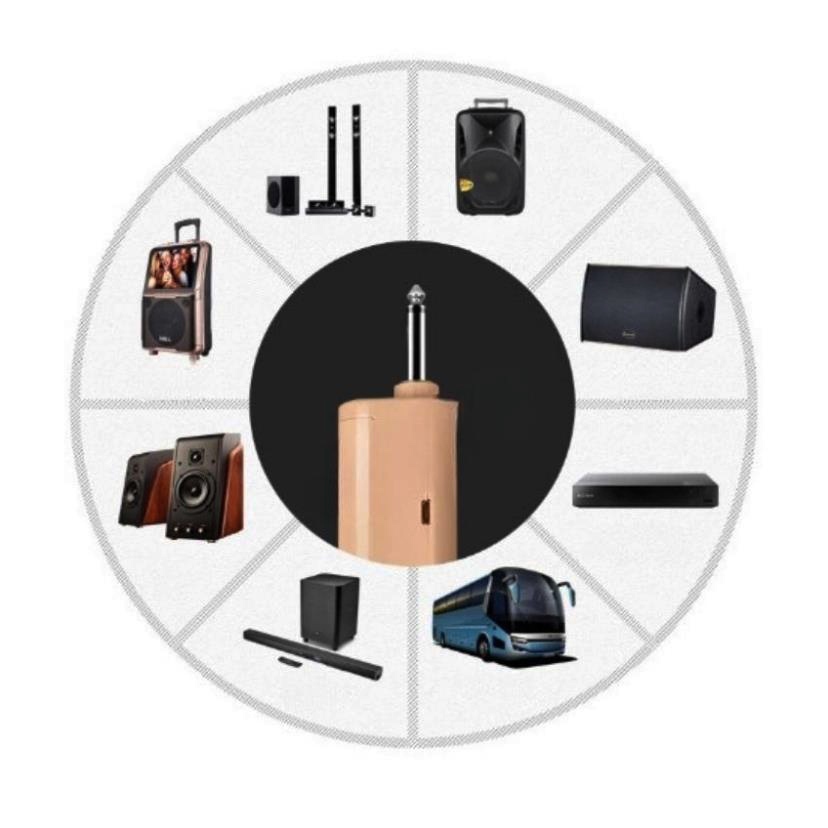 Mic hát karaoke, Micro không dây TTD - M12 cao cấp, chống hú, chống nhiễu, màn hình LCD - Mic hát dùng cho loa kéo âm li