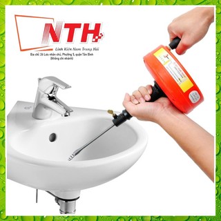 Thiết bị thông tắc cống thế hệ mới, dụng cụ thông cống dây bọc thép chống gỉ