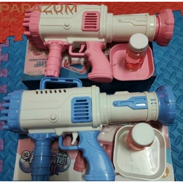Súng Bắn Bong Bóng 32 Nòng Siêu Mạnh kèm nước