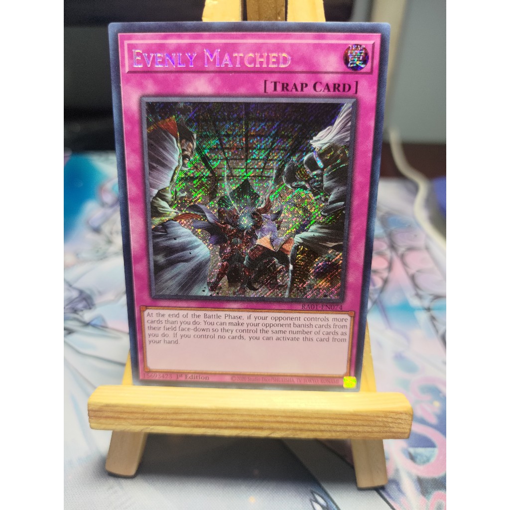 Thẻ bài Evenly Matched - RA01-EN074
