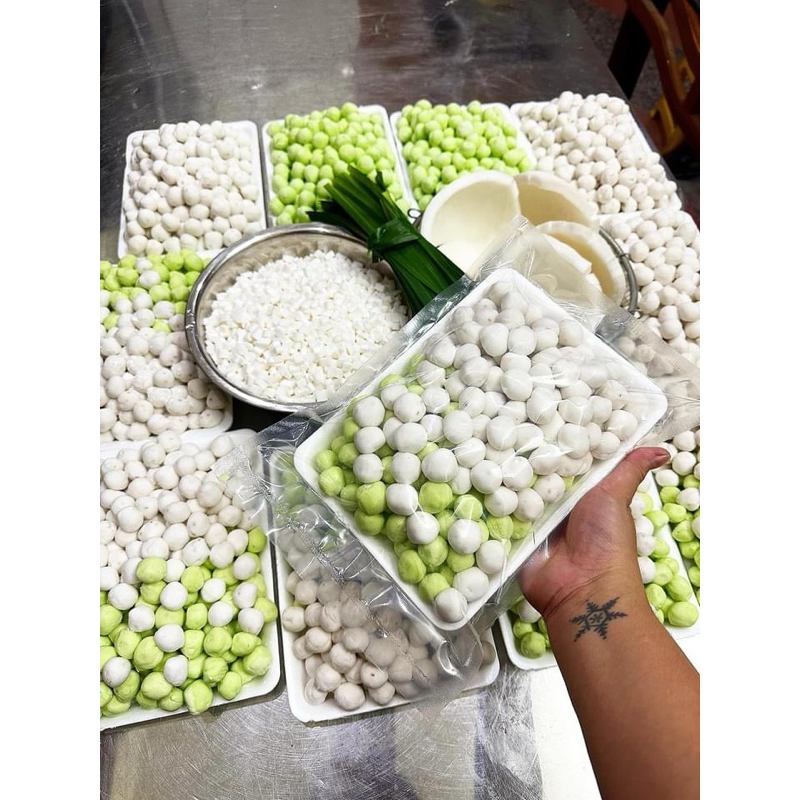 Trân châu vừng dừa nhà làm - hàng ngon mềm dẻo