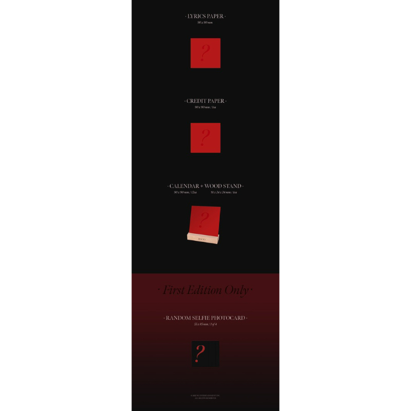 JISOO ME KIT SEAL CARD 1ST PRESS OFFICIAL CHÍNH HÃNG