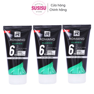  Gel vuốt tóc tạo kiểu tóc cứng gel ROMANO Classic Deluxe Styling Glue Gel  150g  