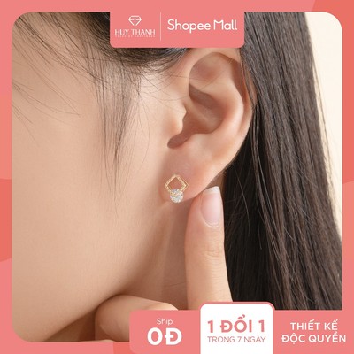 Bông Tai Nữ Vàng Tây 14K BT400 Huy Thanh Jewelry