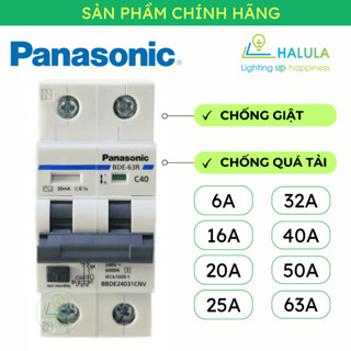 CB chống giật Panasonic 2P 6A 16A 20A 25A 32A 40A 50A 63A