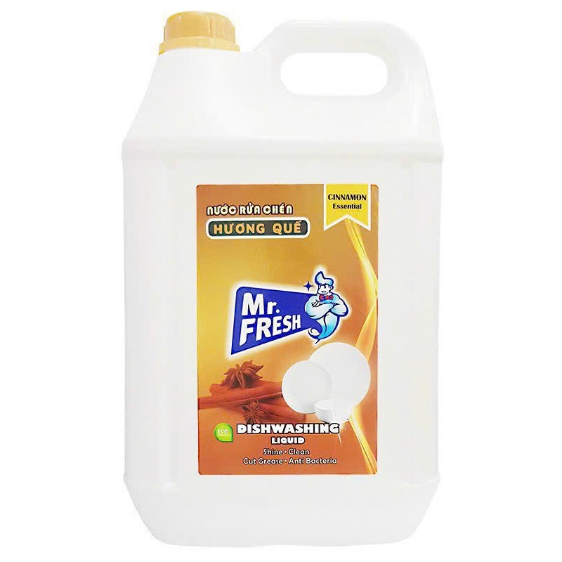 Nước rửa bát siêu đậm đặc an toàn Mr Fresh 10L dùng cho nhà hàng khách sạn công nghiệp