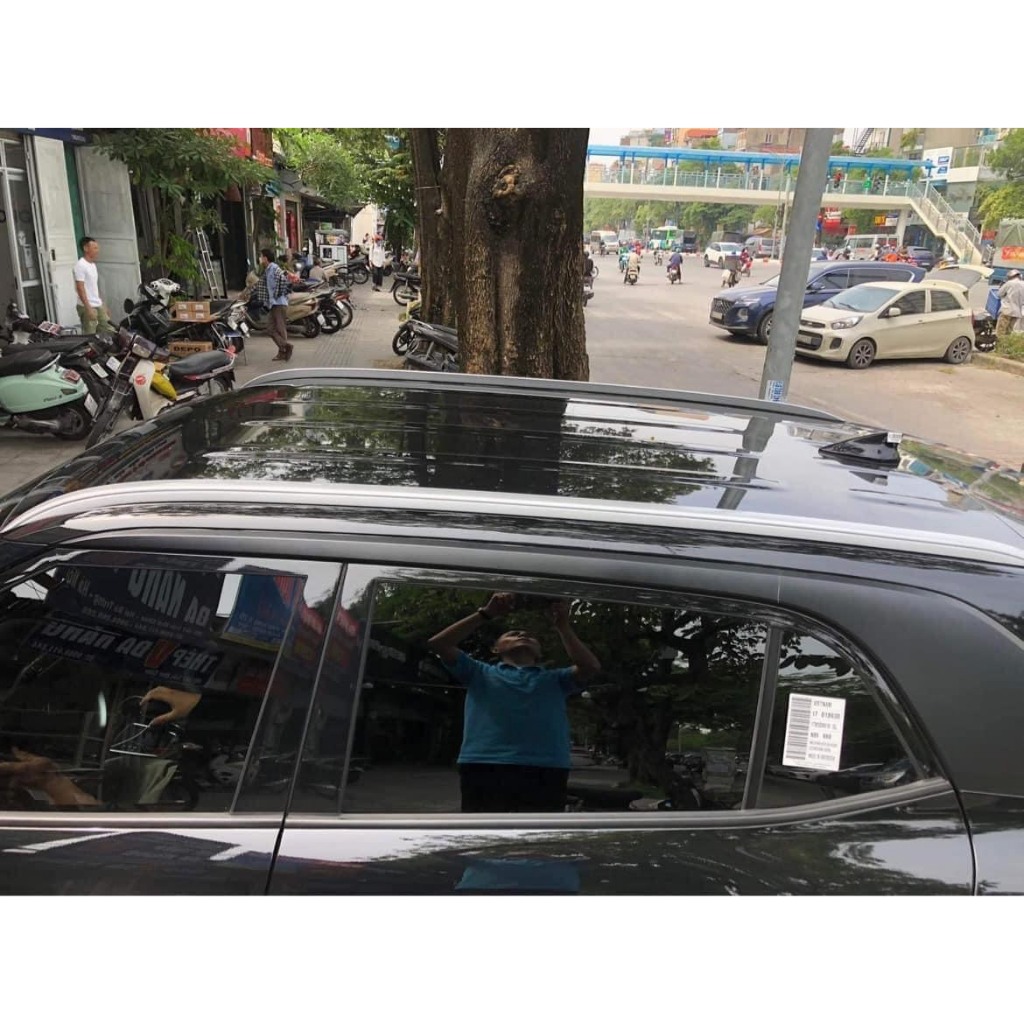 Giá nóc dọc xe Honda CRV 2023 2024 chất liệu nhôm cao cấp, trang trí cho xe thể thao hơn