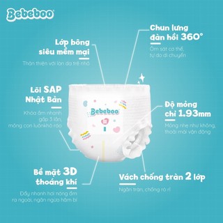 Tã/ bỉm quần Bebeboo đủ size