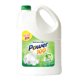Nước rửa chén power100 tinh dầu chanh 3.5kg shop mẹ ớt
