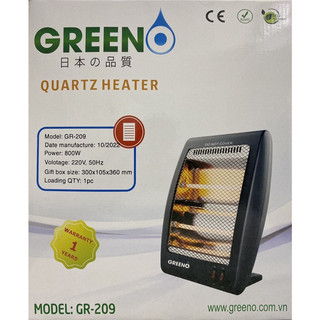 Sưởi phòng 2 bóng green -cs 800w-sưởi ấm nhanh- hàng chính hãng