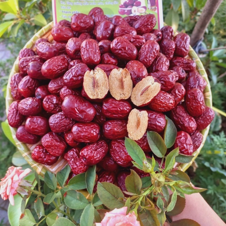 1Kg Táo Đỏ Tân Cương Sấy Khô Hàng Loại 1 Quả To