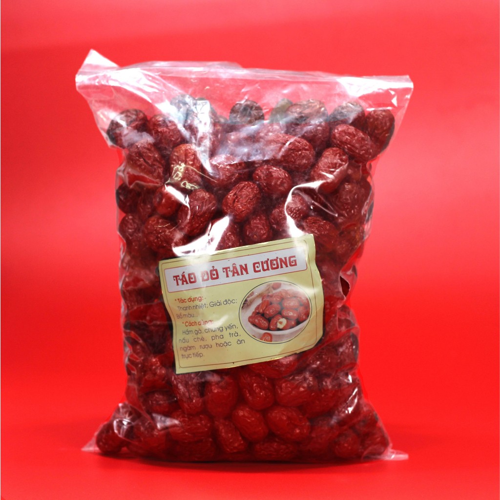 1Kg Táo Đỏ Tân Cương Sấy Khô Hàng Loại 1 Quả To