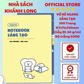 Vở kẻ ngang Sáng tạo 300 Trang Bìa cao cấp