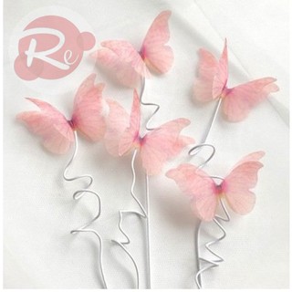 [SIÊU RẺ❤️] – 5 bướm lụa - Trang trí bánh sinh nhật bánh kem