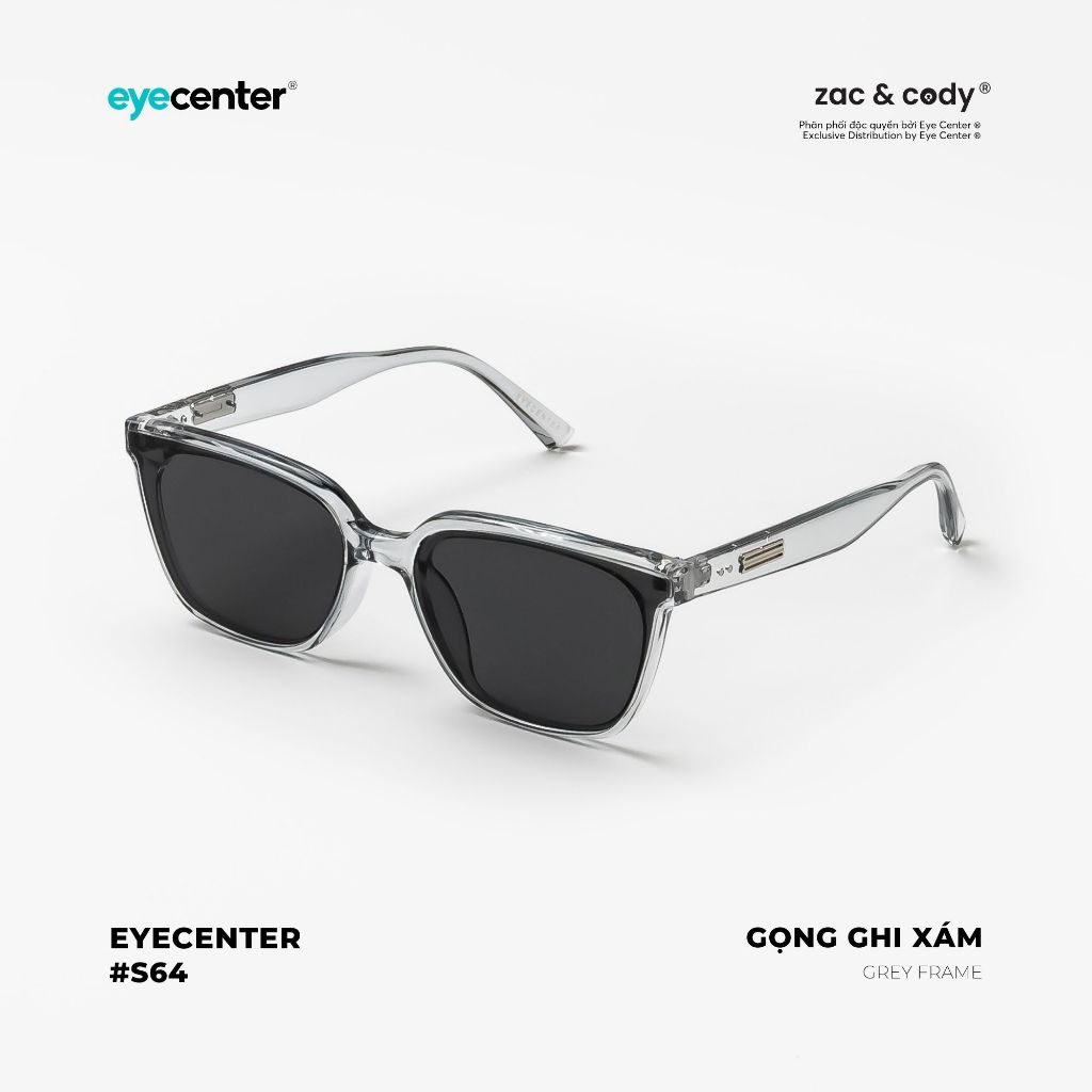 Kính mát nam nữ chính hãng EYECENTER S64S  nhựa dẻo siêu nhẹ nhập khẩu by Eye Center Vietnam