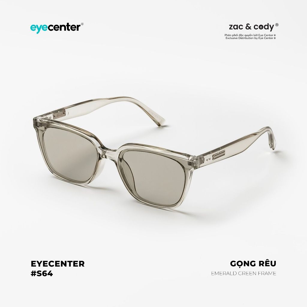 Kính mát nam nữ chính hãng EYECENTER S64S  nhựa dẻo siêu nhẹ nhập khẩu by Eye Center Vietnam