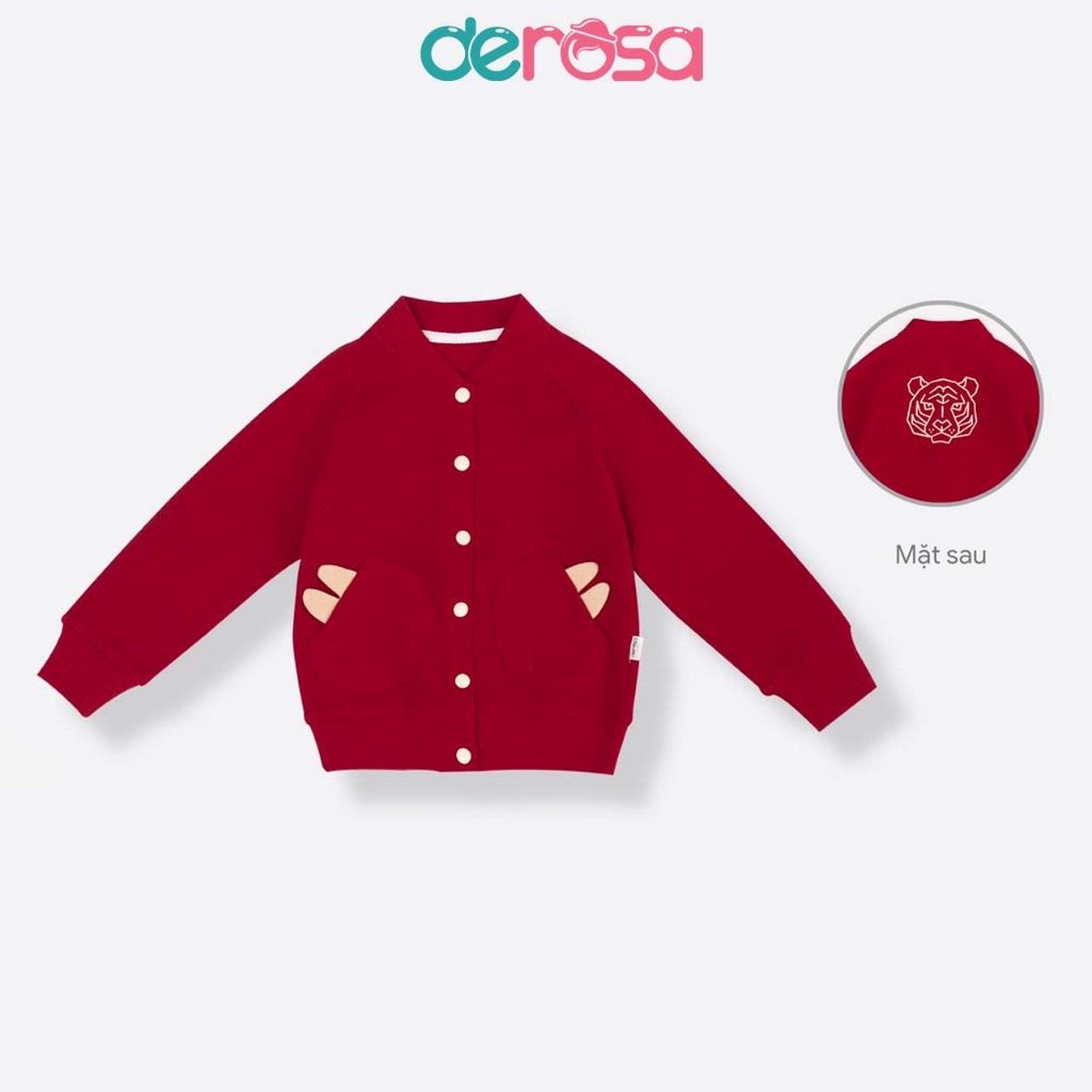 Áo khoác bomber cho bé từ 1 đến 4 tuổi Derosa Kids AWKDD1033A