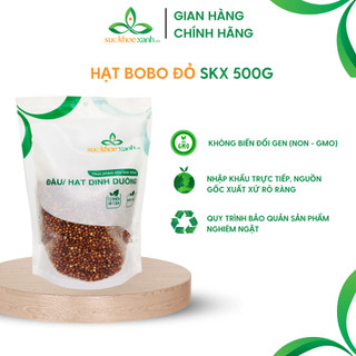 Hạt ý dĩ đỏ (bo bo đỏ) Sức khỏe Xanh 500g/túi - Nhập khẩu Úc chính hãng