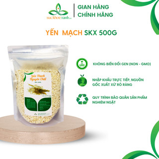 Yến mạch nguyên hạt cán dẹp Sức Khỏe Xanh - 500g/túi - Hàng chính hãng