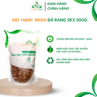 Hạt hạnh nhân đã rang Sức Khỏe Xanh - 500g/túi - Nhập khẩu Úc chính hãng