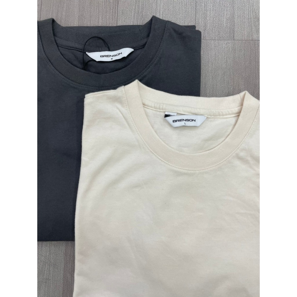 Áo thun trơn tay ngắn Nam Nữ Brenson xuat Hàn dư xịn chất thun cotton 100% rất đẹp vnxk 4 màu co big size