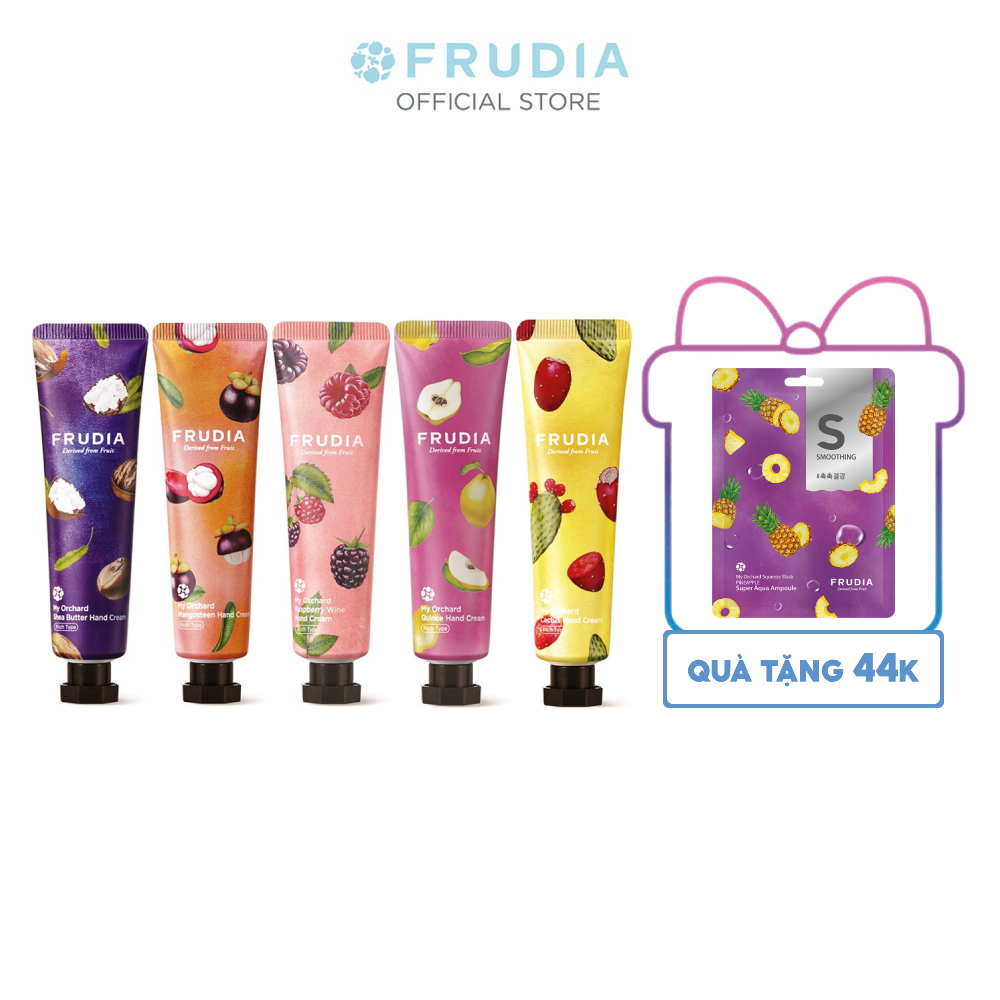 [Tặng 44k] Kem dưỡng da tay trái cây Frudia My Orchard Hand Cream Hydration 30ml (5 types)
