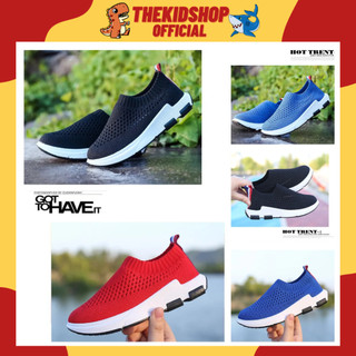 Giày Lười Bé Trai Bé Gái - [TỔNG KHO SỈ] - Giày Lười Cho Bé Cổ Chun Co Dãn 4 Chiều 3D Thoáng Mát A24 THE KID SHOP