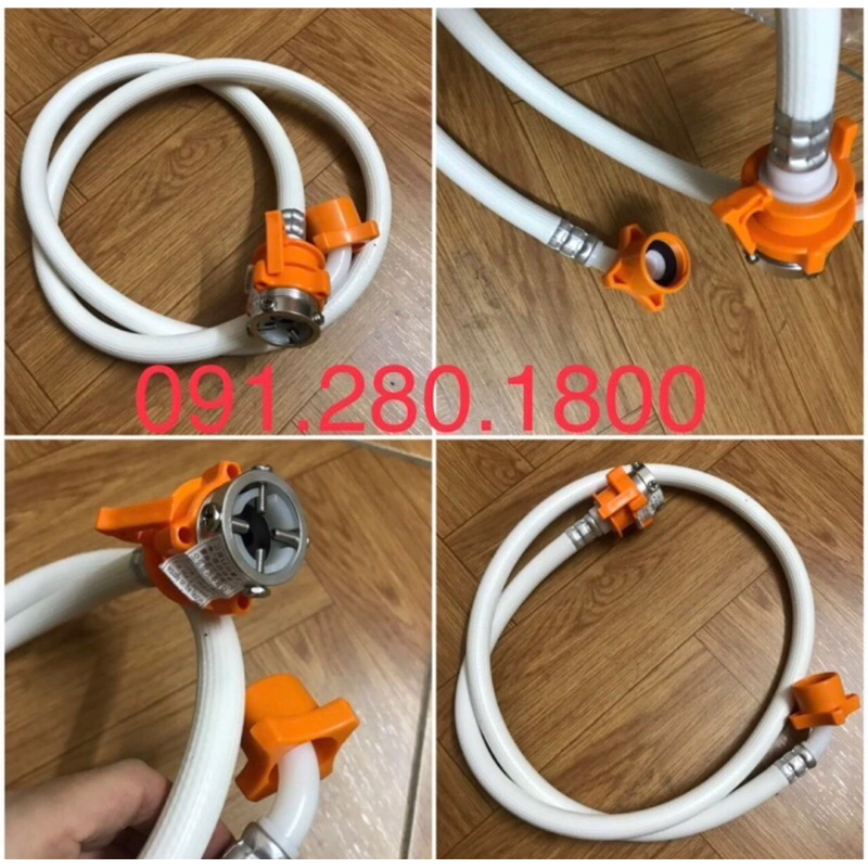 Dây cấp nước máy giặt hàng công ty phù hợp các loại máy giặt giao màu ngẫu nhiên