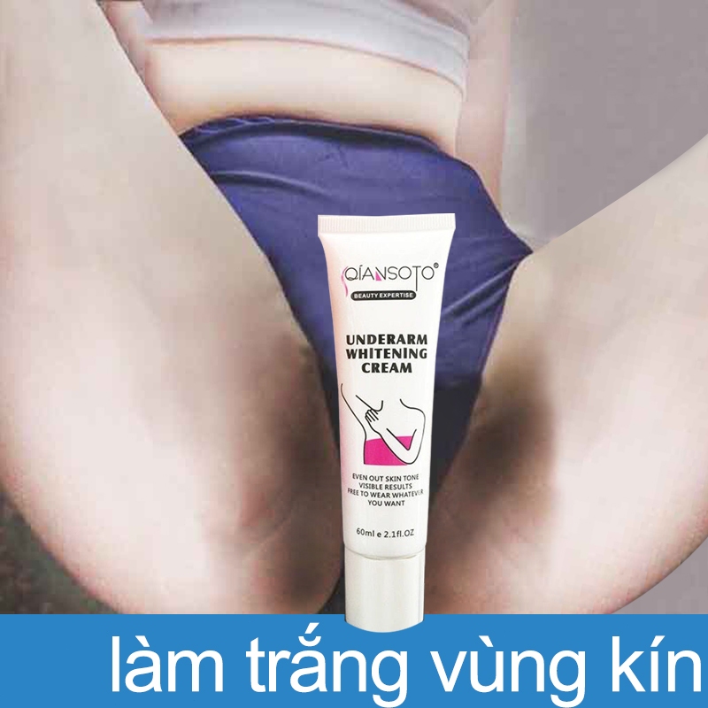 Kem làm trắng da vùng kín làm trắng nách cổ đầu gối cả người làm trắng dưỡng ẩm Làm mờ hắc tố chăm sóc cơ thể 60ml