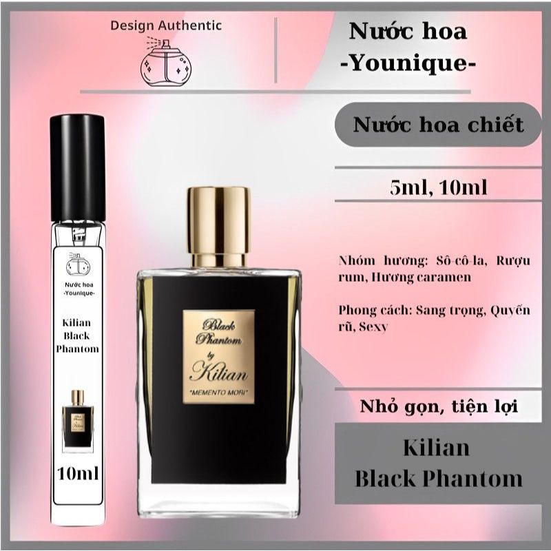 +𝐘𝐨𝐮𝐧𝐢𝐪𝐮𝐞+ Nước hoa Ki.li.an Black Phantom 5ml/10ml