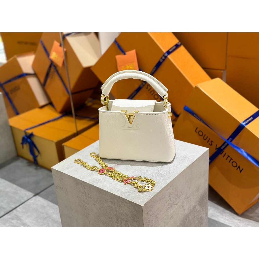 TÚI LV CAPU SZ21 DA BÒ