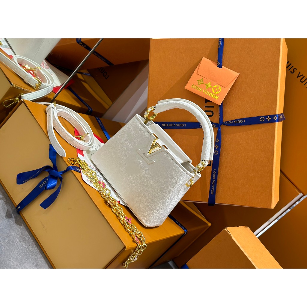 TÚI LV CAPU SZ21 DA BÒ