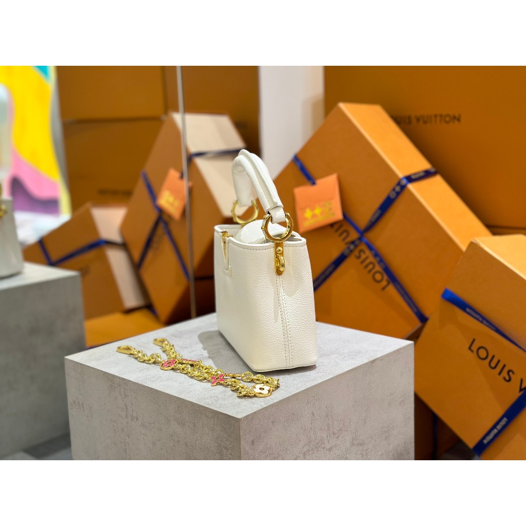 TÚI LV CAPU SZ21 DA BÒ