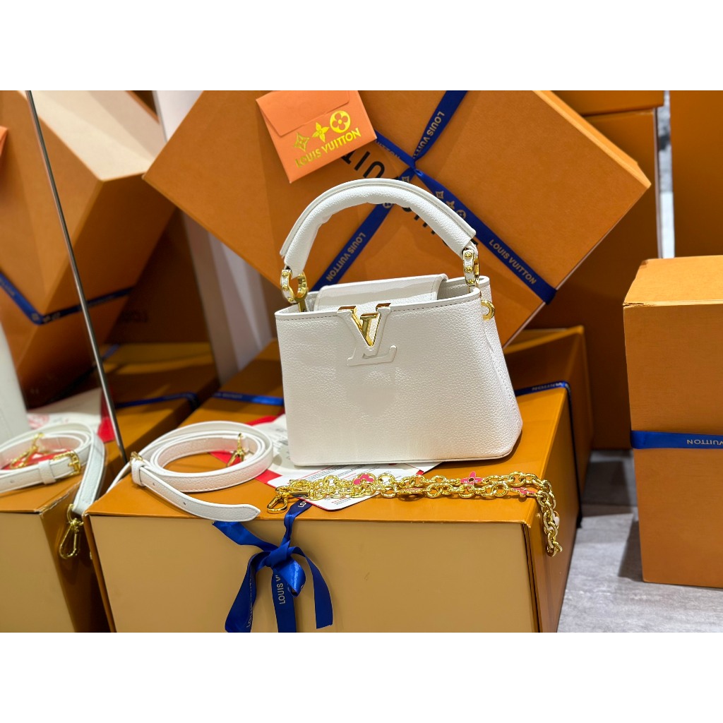 TÚI LV CAPU SZ21 DA BÒ