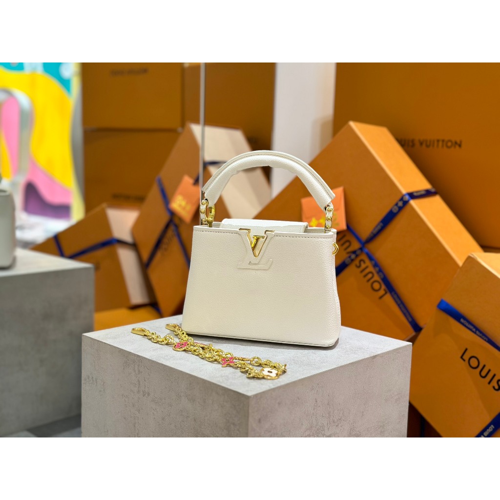 TÚI LV CAPU SZ21 DA BÒ