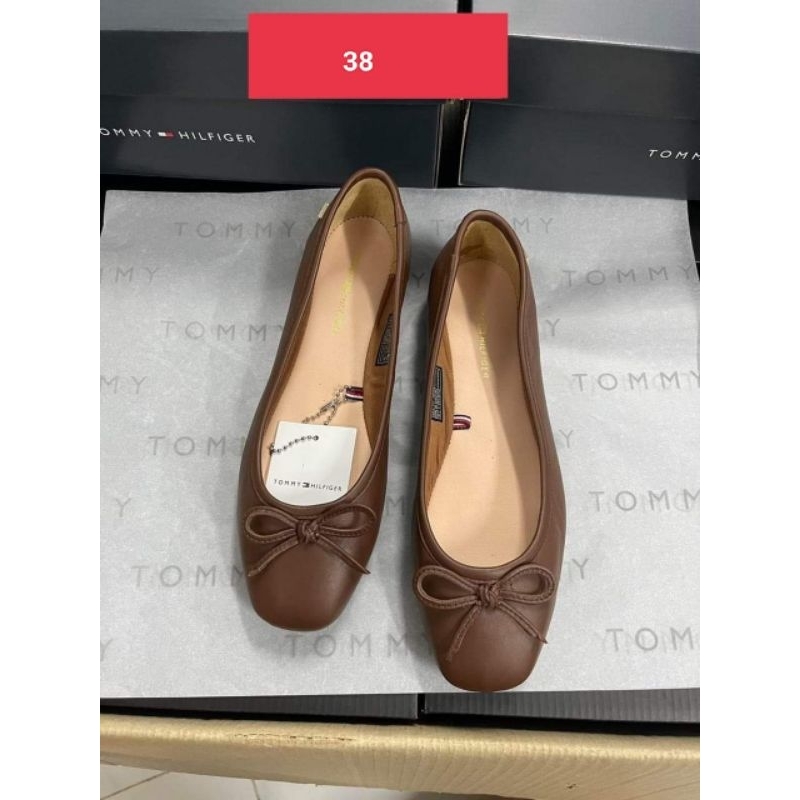 Giày da bò đế bệt Tommy Hilfiger