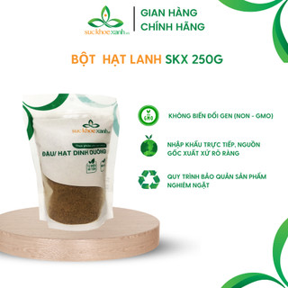 Bột hạt lanh nâu 250g/túi Ấn Độ - Ngăn ngừa ung thư vú và tiểu đường - Hàng chính hãng