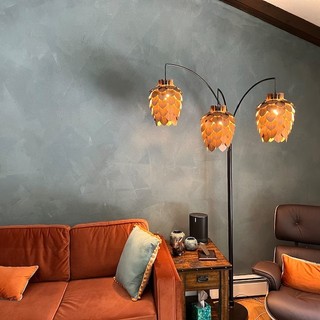 Đèn quả thông, đèn gỗ thả Trần