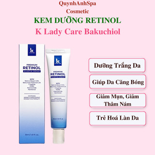  Kem Dưỡng Trắng Retinol K Lady Care mẫu mới Giúp giảm mụn mờ thâm nám phục hồi da Quynhanhspa 20 