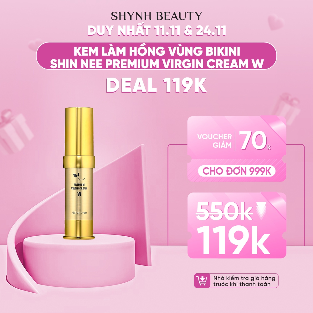 Kem làm hồng vùng bikini Shin Nee Premium Virgin Cream W 15ml